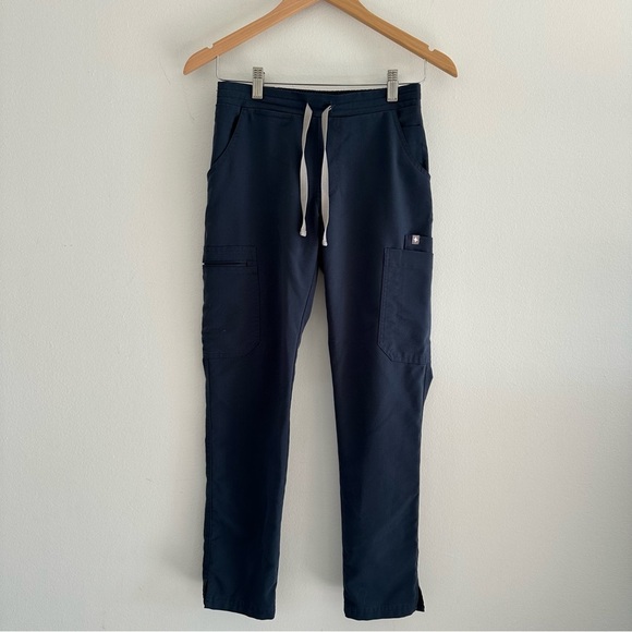 FIGS Navy Blue Technical Pants Yola Skinny Scrub Pants XXS P - Picture 8 of 8